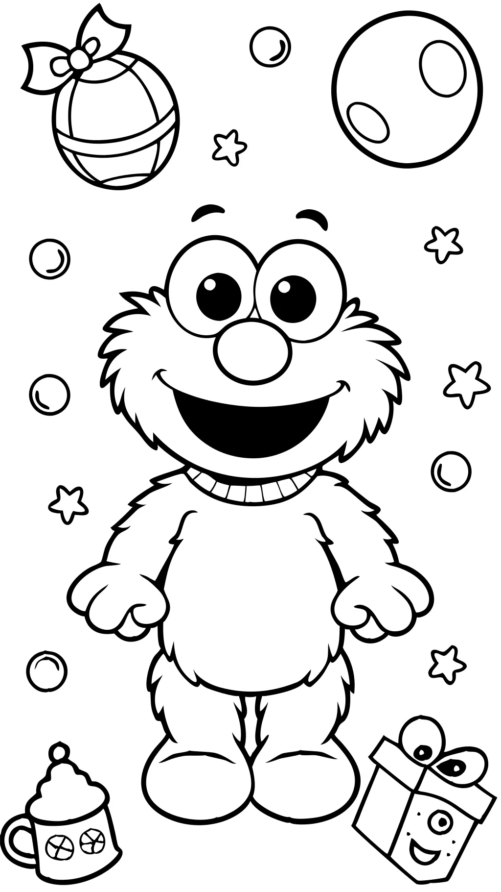 printable elmo coloring pages